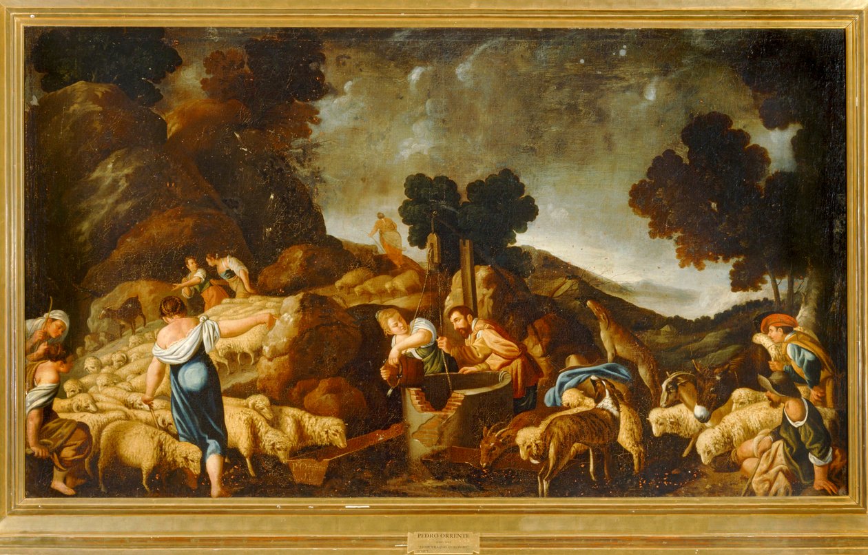 Rachel and Jacob at the Well by Pedro Orrente