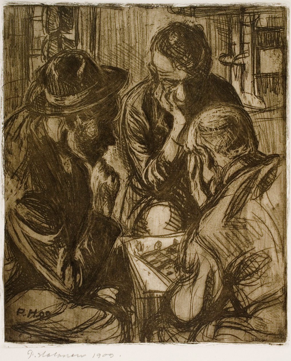The Chess Players by Pekka Halonen