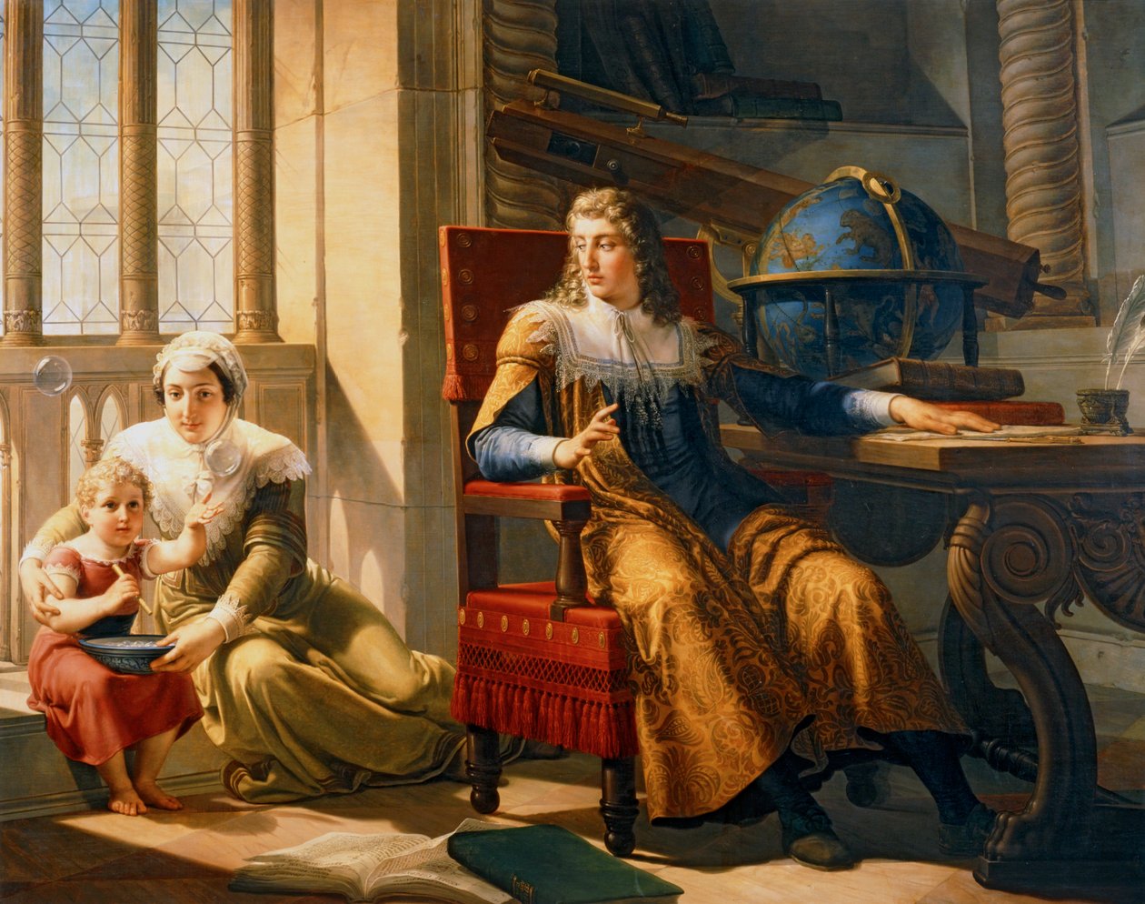 Isaac Newton discovers the refraction of light by Pelagio Palagi