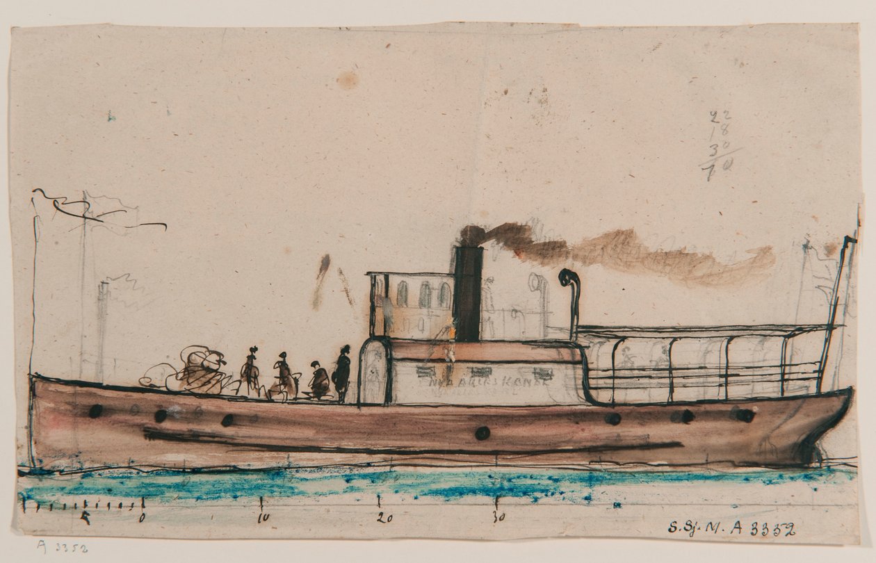 Steamboat NYA AKERS KANAL by Per Wilhelm Cedergren