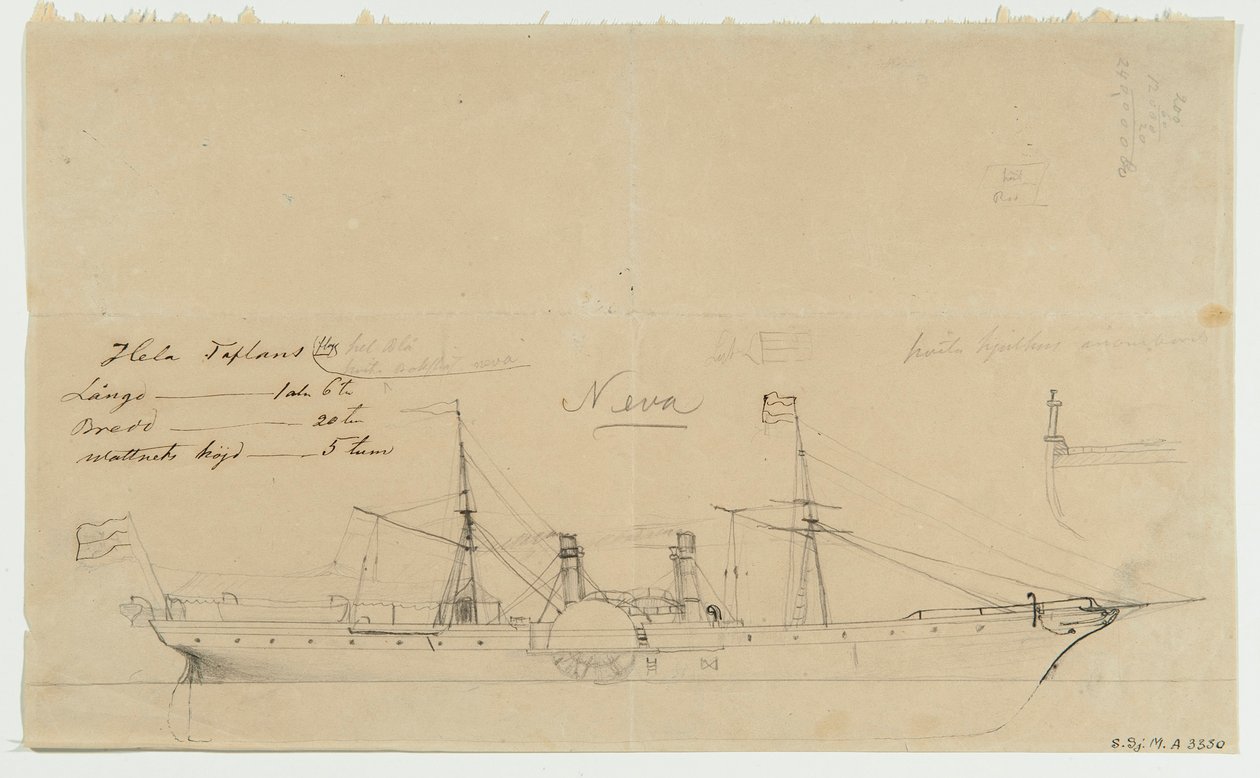 Steamship NEVA by Per Wilhelm Cedergren