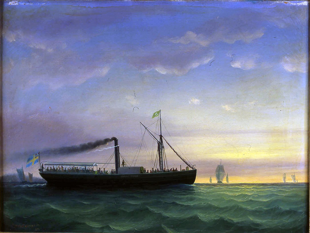 Passenger Steamship ESAIAS TEGNER by Per Wilhelm Cedergren
