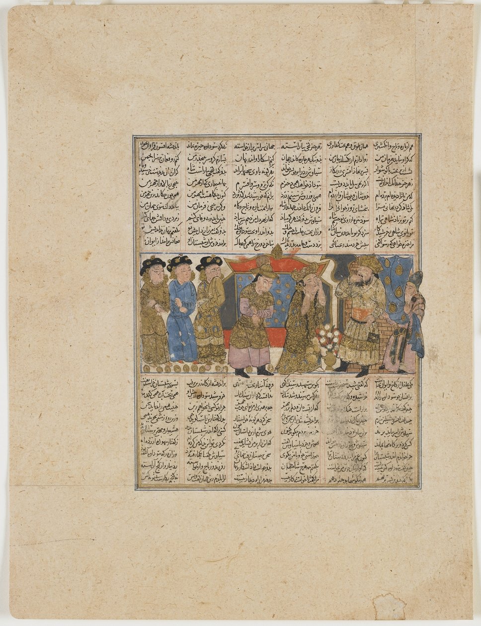 Sudaba Making Accusations against Siyavush, from a Shahnama (Book of Kings) by Firdawsi by Persian School