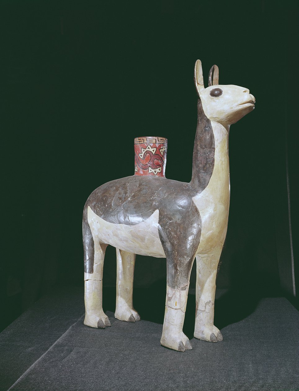 Llama effigy vessel, Nazca Culture by Peruvian School