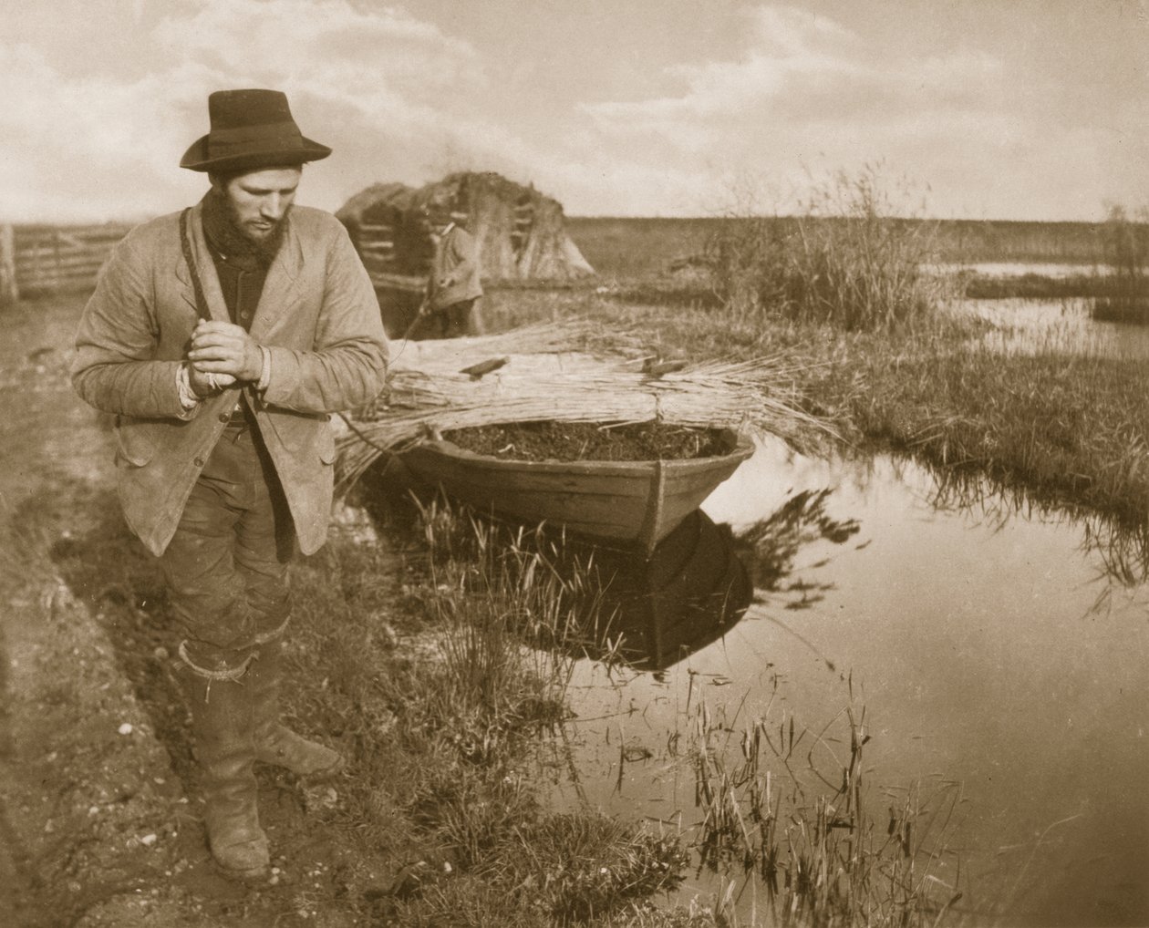 Towing the Reed, Life and Landscape on the Norfolk Broads, c.1886