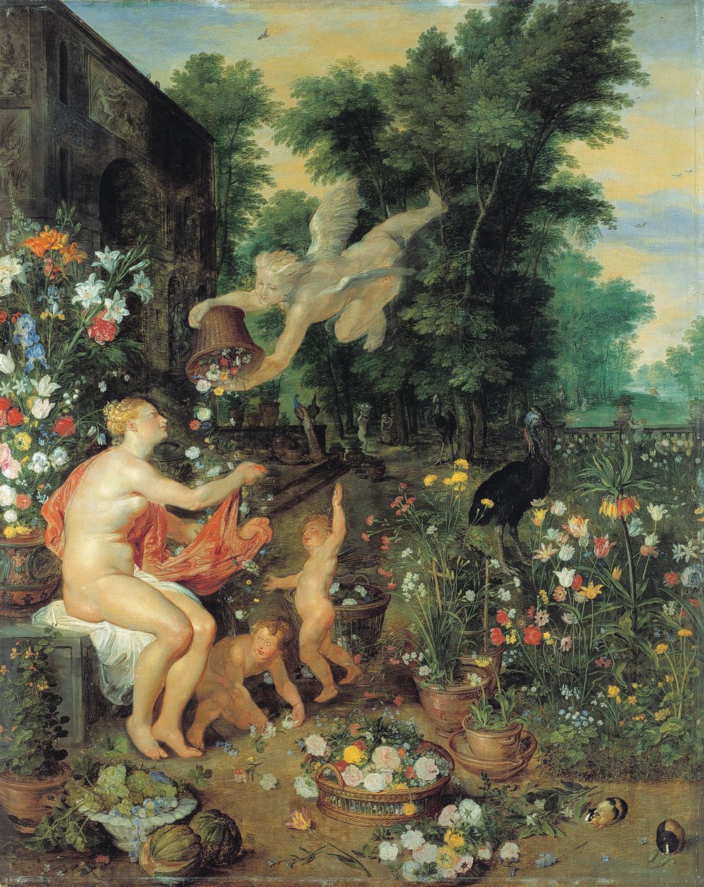 Flora and Zephyr by Peter Paul Rubens