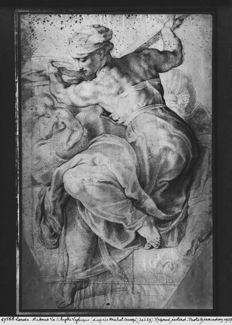 The Libyan Sibyl, after Michelangelo Buonarroti by Peter Paul Rubens