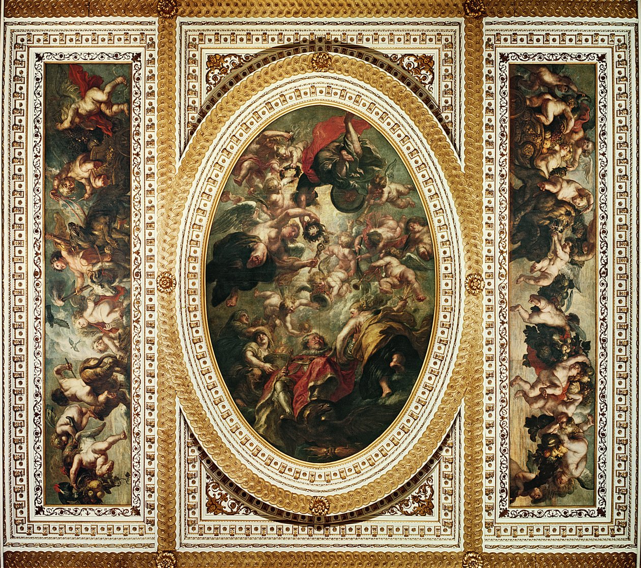 The Whitehall Ceiling: The Apotheosis of James I by Peter Paul Rubens