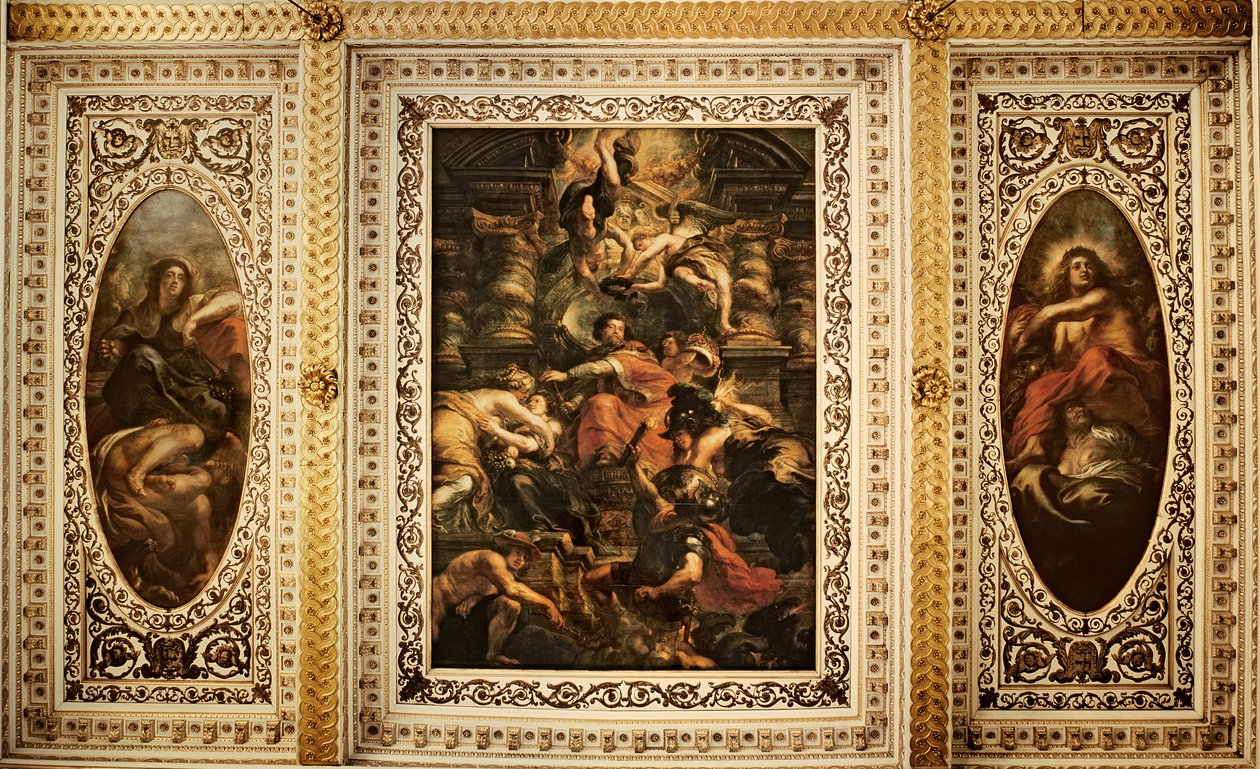 The Whitehall Ceiling: The Peaceful Reign of King James I by Peter Paul Rubens