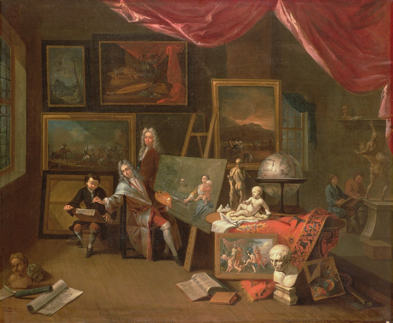 The Artist's Studio by Peter Tillemans: Buy fine art print