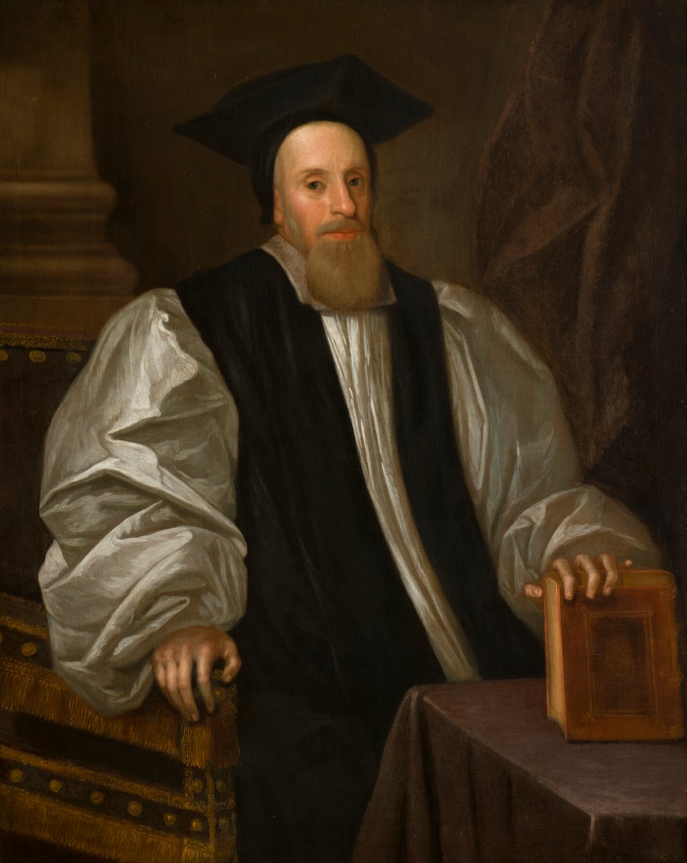 Portrait of John Bridgeman, Bishop of Chester by Peter (attr.to) Lely