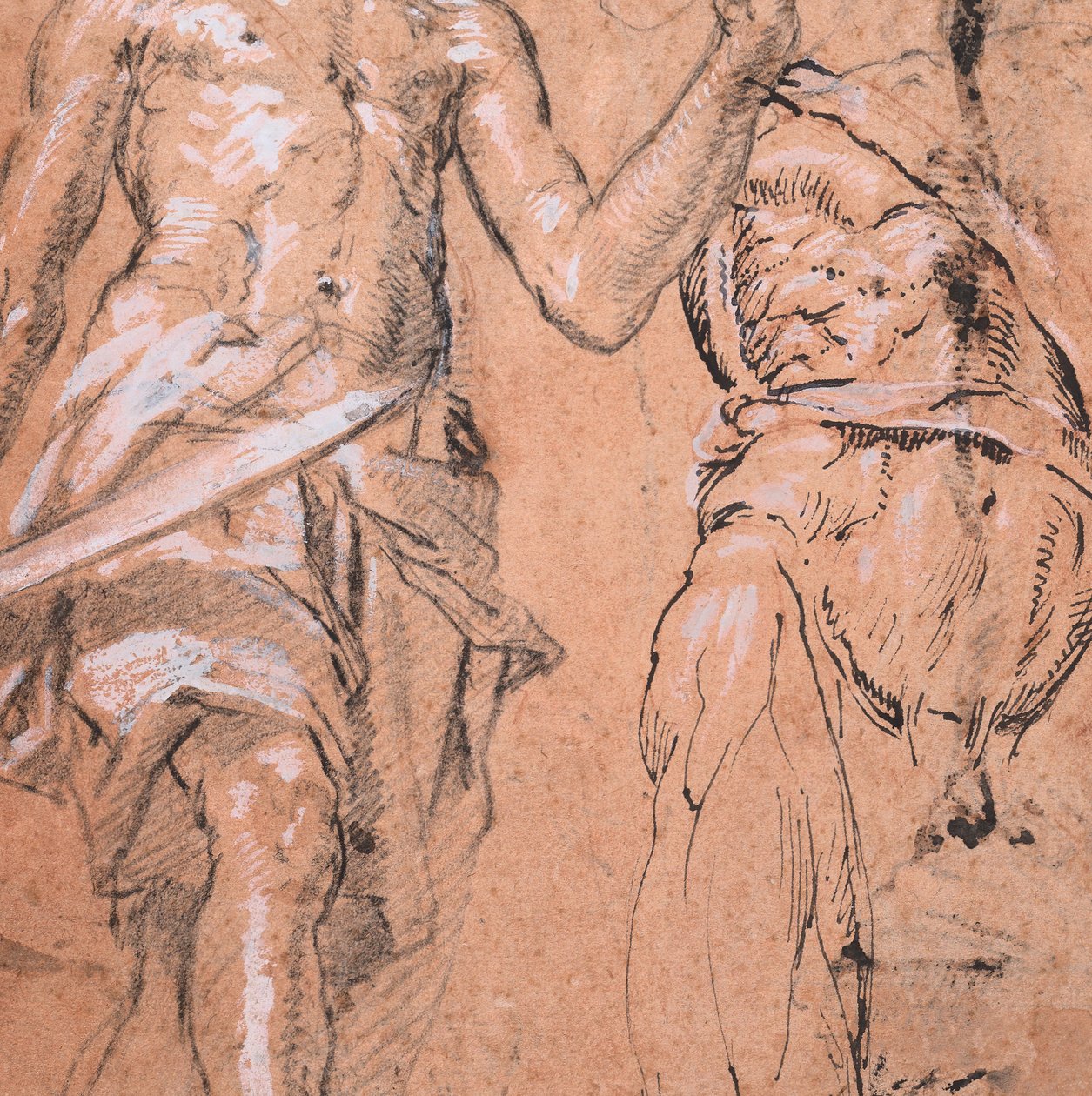 Two Studies of a Standing Man with a Sword Alexander the Great (detail) by Peter Candid