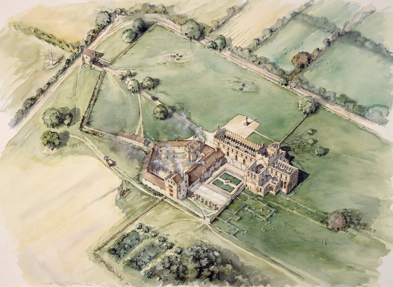 Lanercost Priory, Cumbria by Peter Dunn: Fine art print