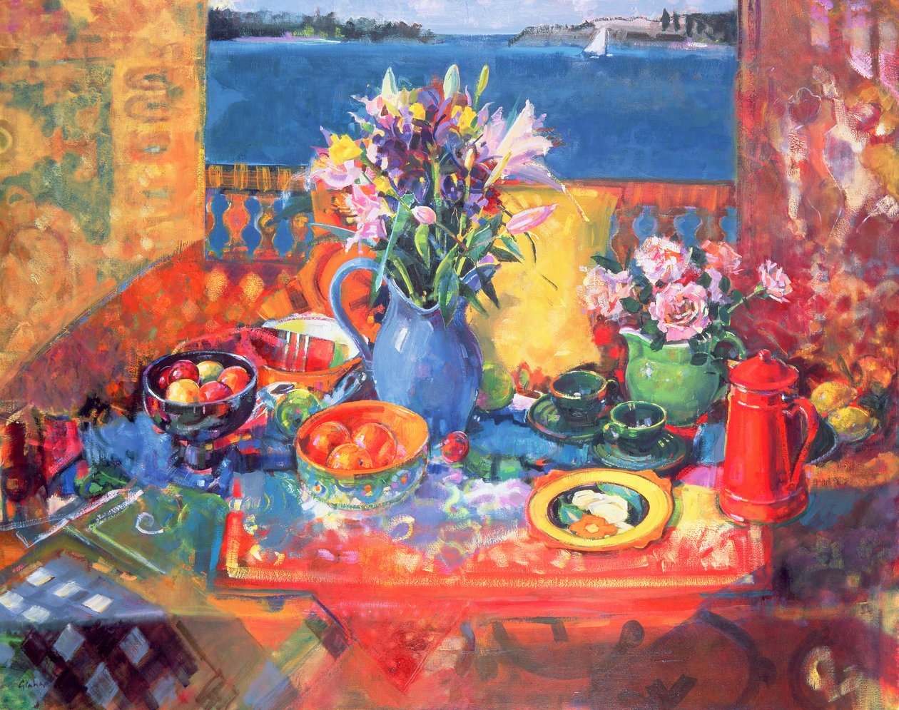 The Balcony Table by Peter Graham (Contemporary)