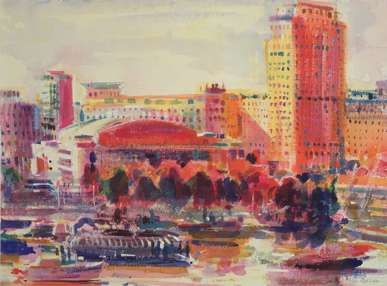 The South Bank by Peter Graham (Contemporary)