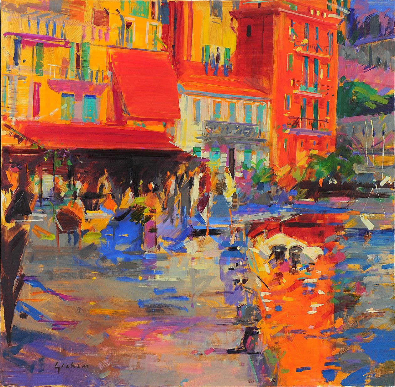 La Dolce Vita, Villefranche-sur-mer, 2021 by Peter Graham