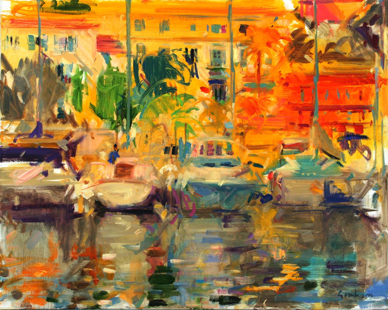 Menton Summer, French Riviera by Peter Graham