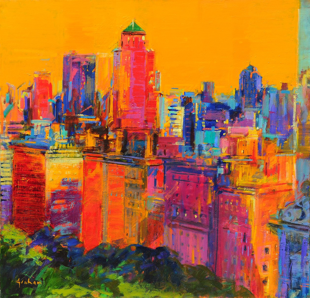 New York Days, 2021 by Peter Graham