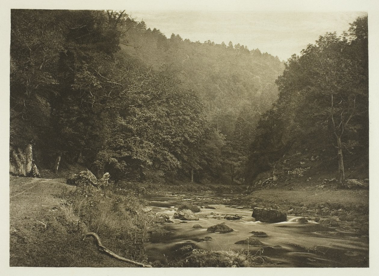 In Dove Dale (Staffordshire Side) by Peter Henry Emerson