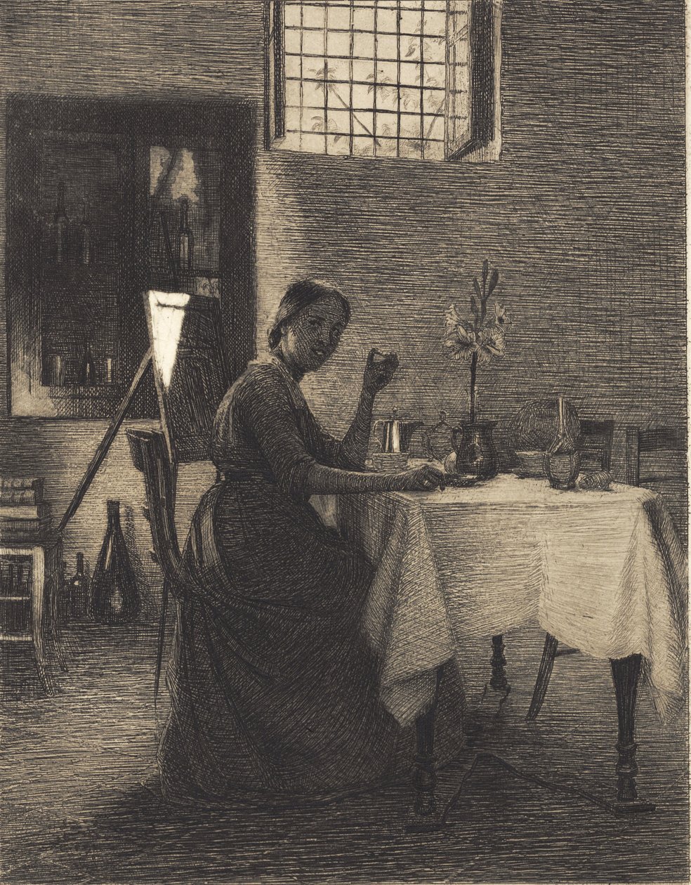 At Morning Coffee by Peter Vilhelm Ilsted