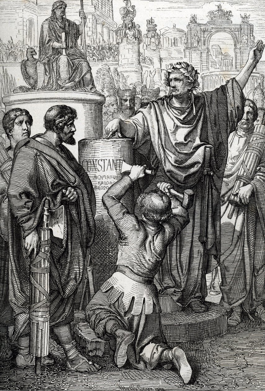 The foundation of Constantinople by Emperor Constantinople the great