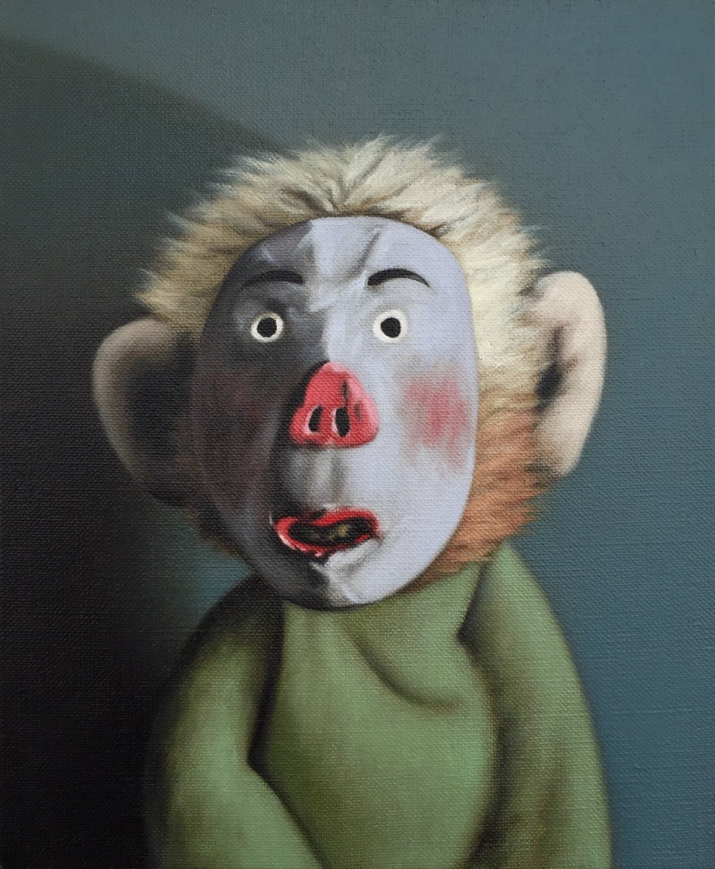 Monkey in Pig Mask, 2005 by Peter Jones