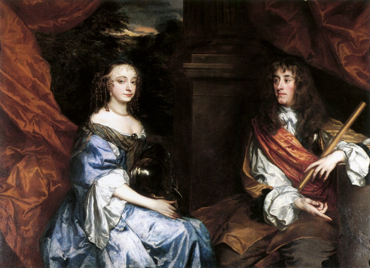Anne Hyde, Duchess of York; King James II by Peter Lely