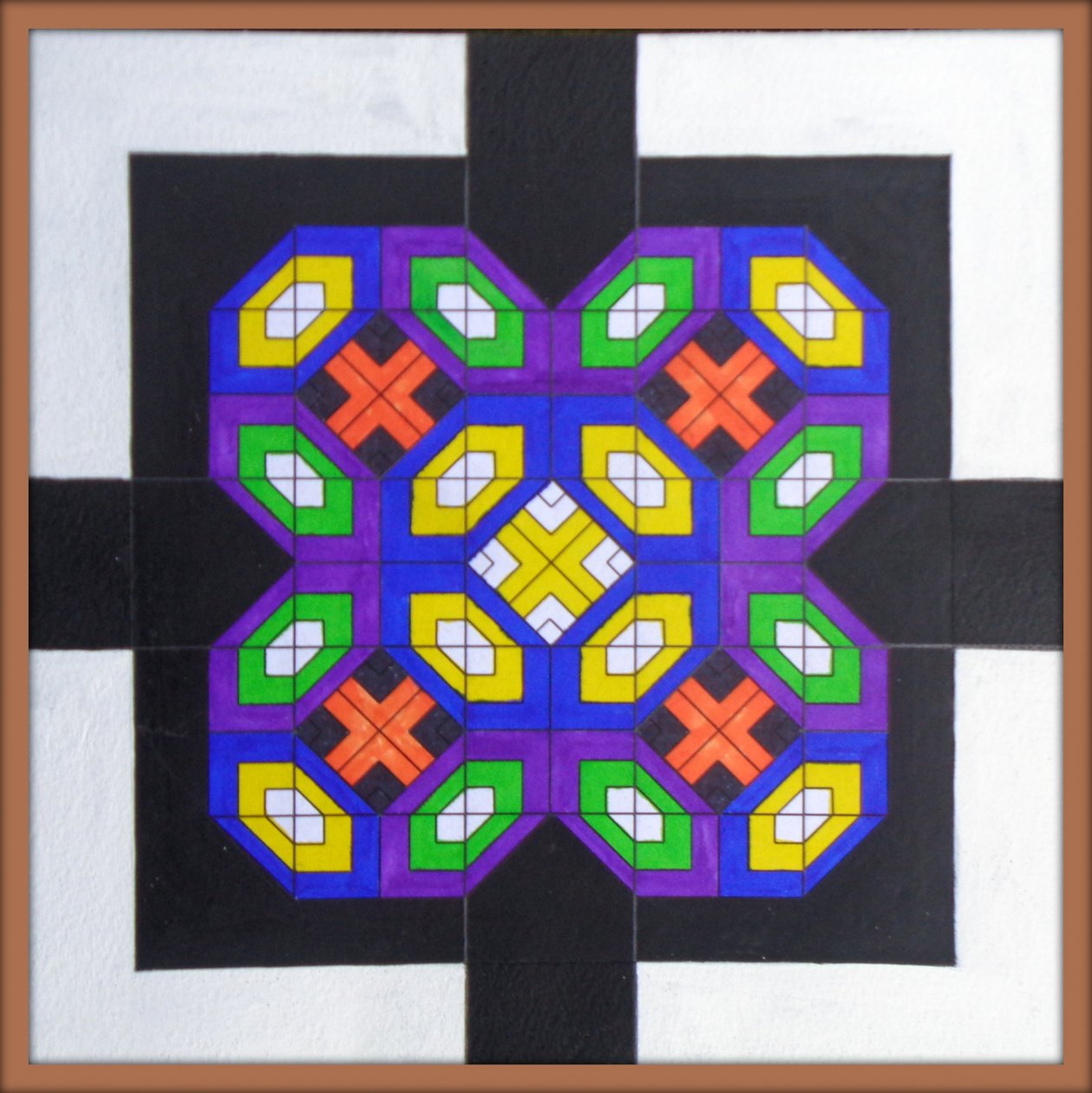 CROSSED SQUARE, 2021 by Peter McClure