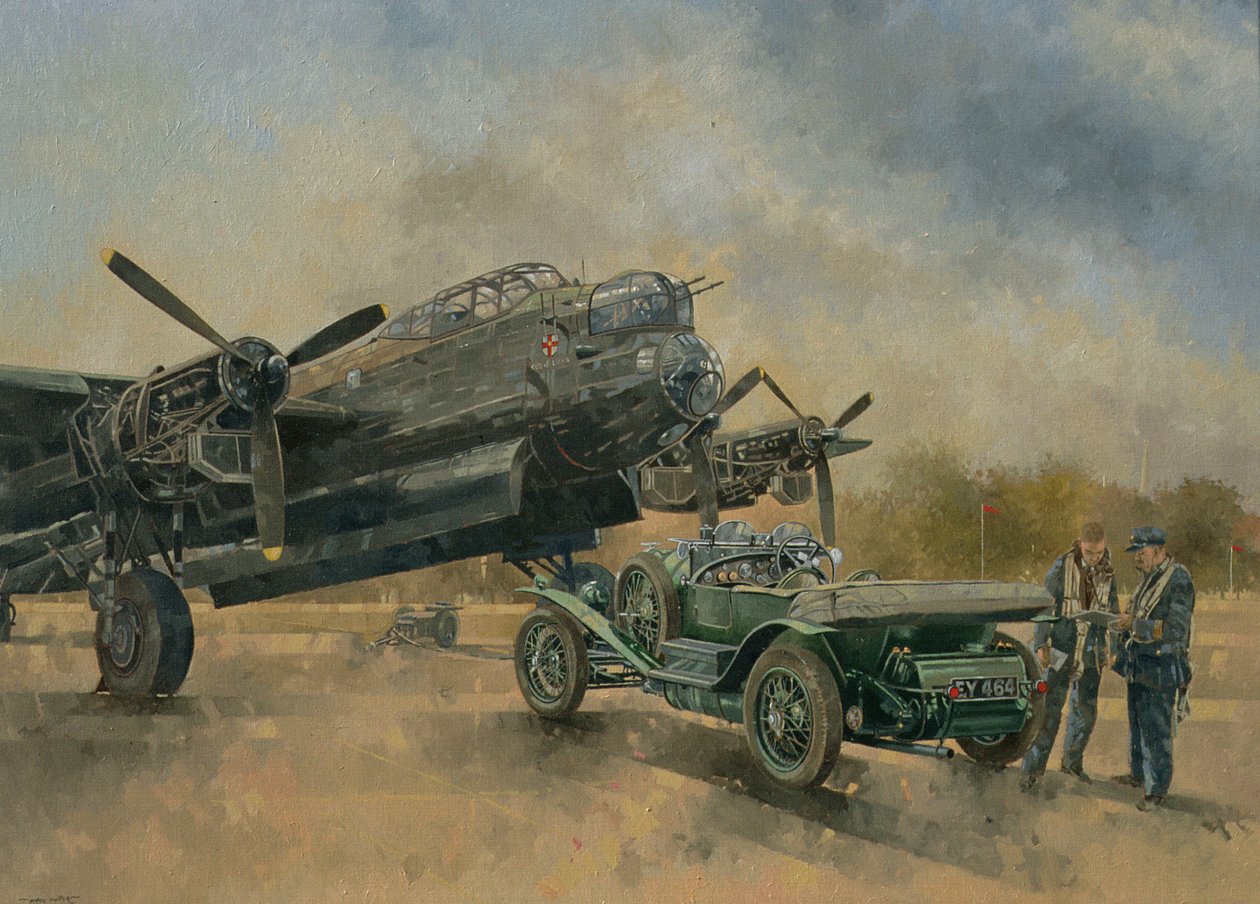 A Lancaster and a Bentley, 2000 by Peter Miller