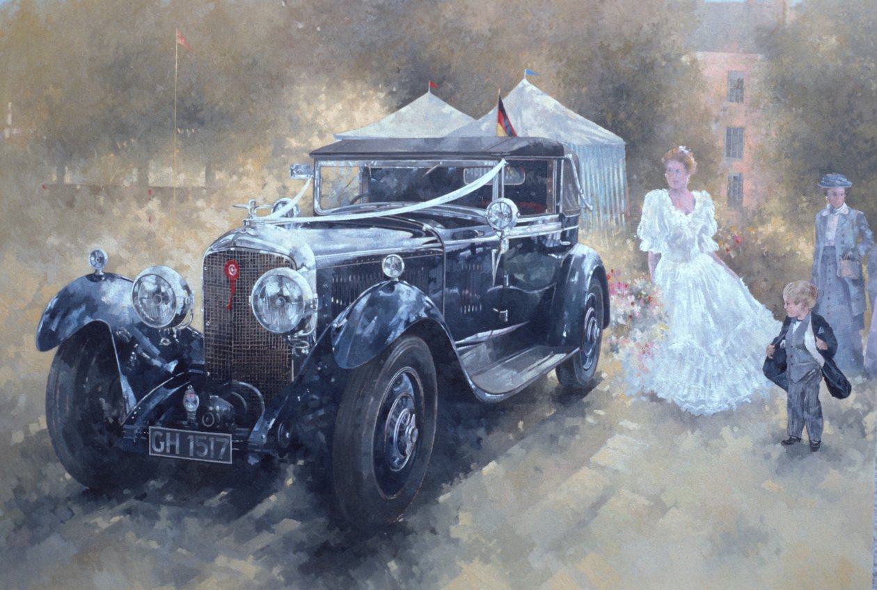 Bentley and Bride by Peter Miller