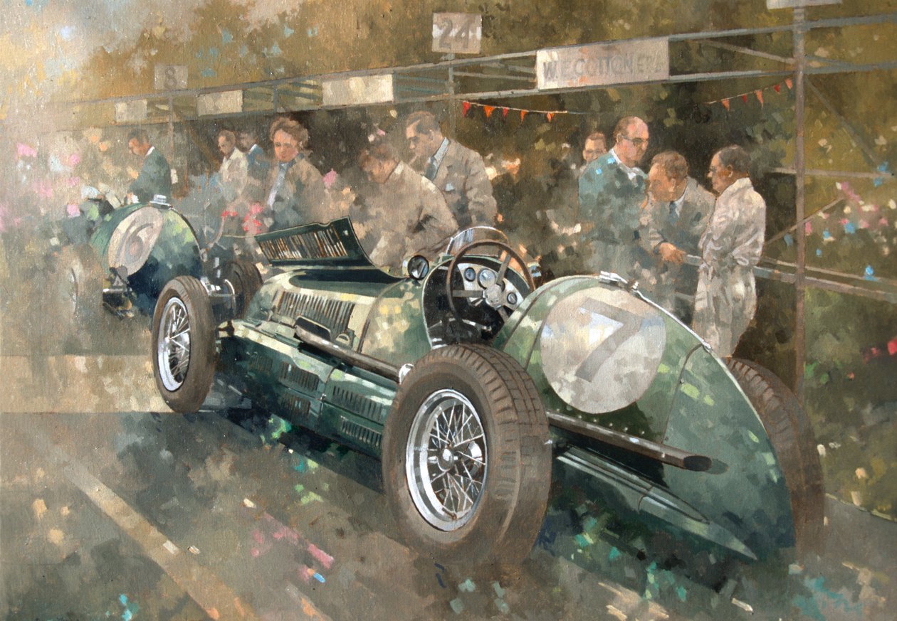 R. Parnell's Maserati by Peter Miller: Buy fine art prints