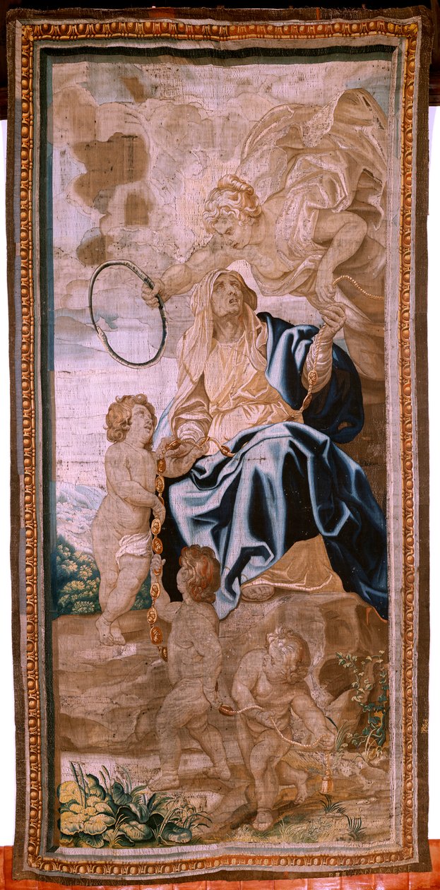 The Triumph of the Eucharist: The Succession of the Popes by Peter Paul (after) Rubens