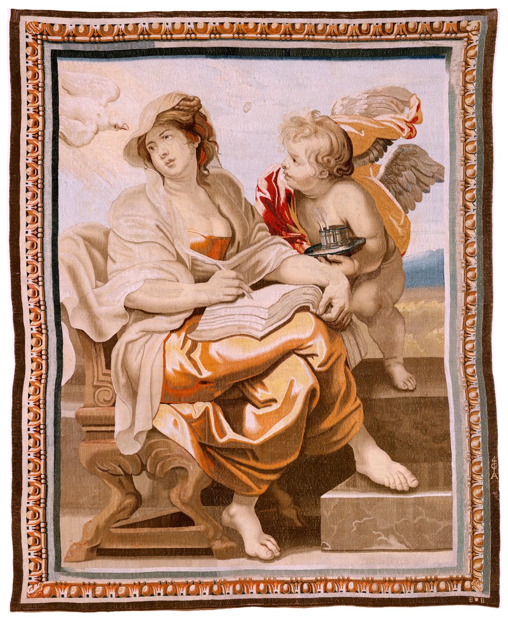 Wisdom is Inspired by the Holy Spirit (Flemish Tapestry) by Peter Paul (after) Rubens