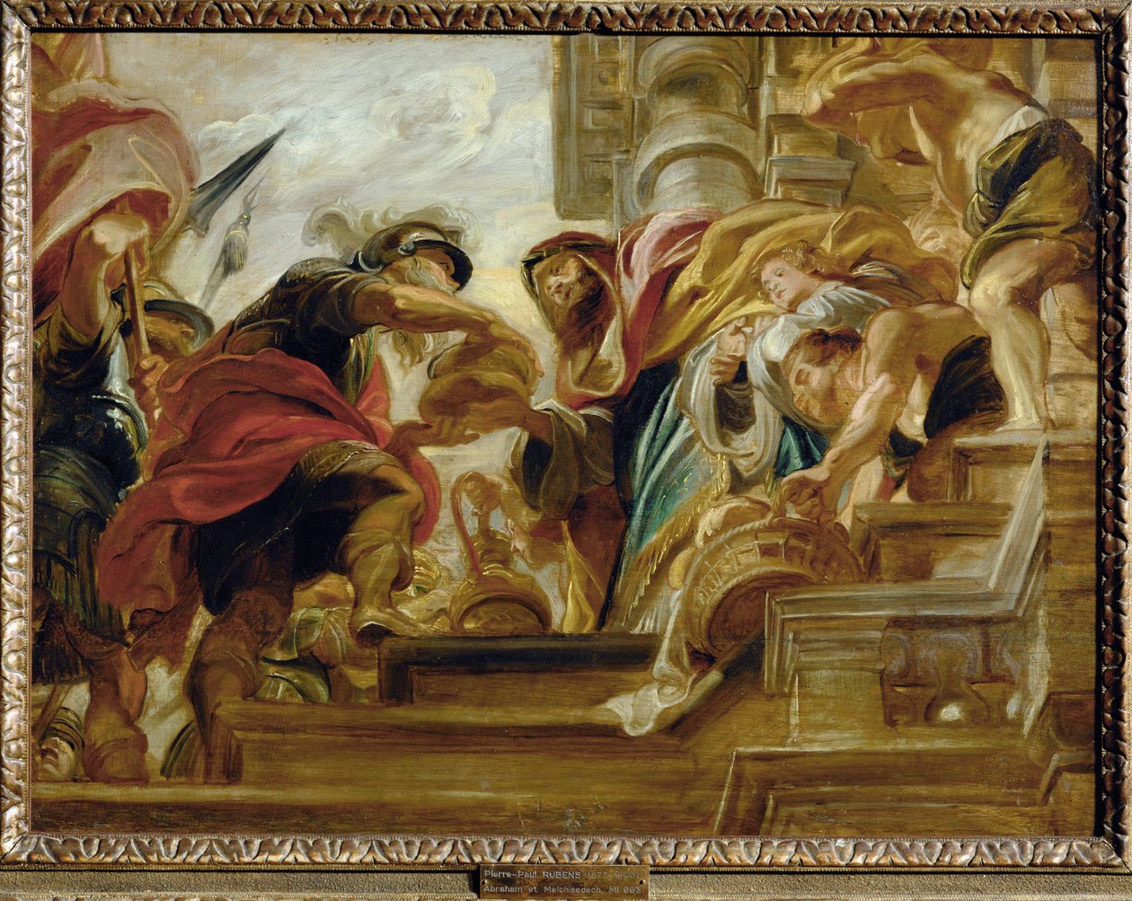 Abraham and Melchisedek by Peter Paul Rubens
