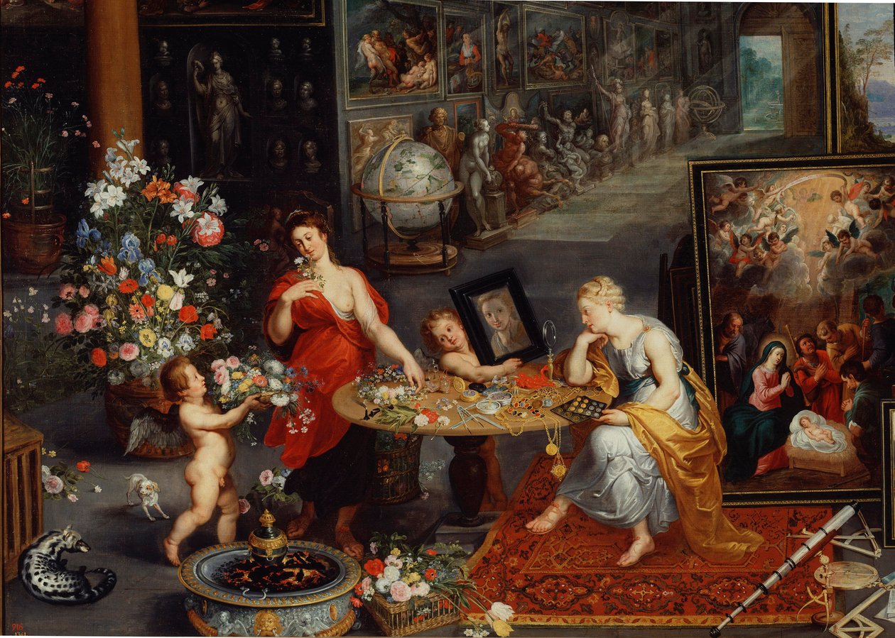 Allegory of Sight and Smell (detail) by Peter Paul Rubens