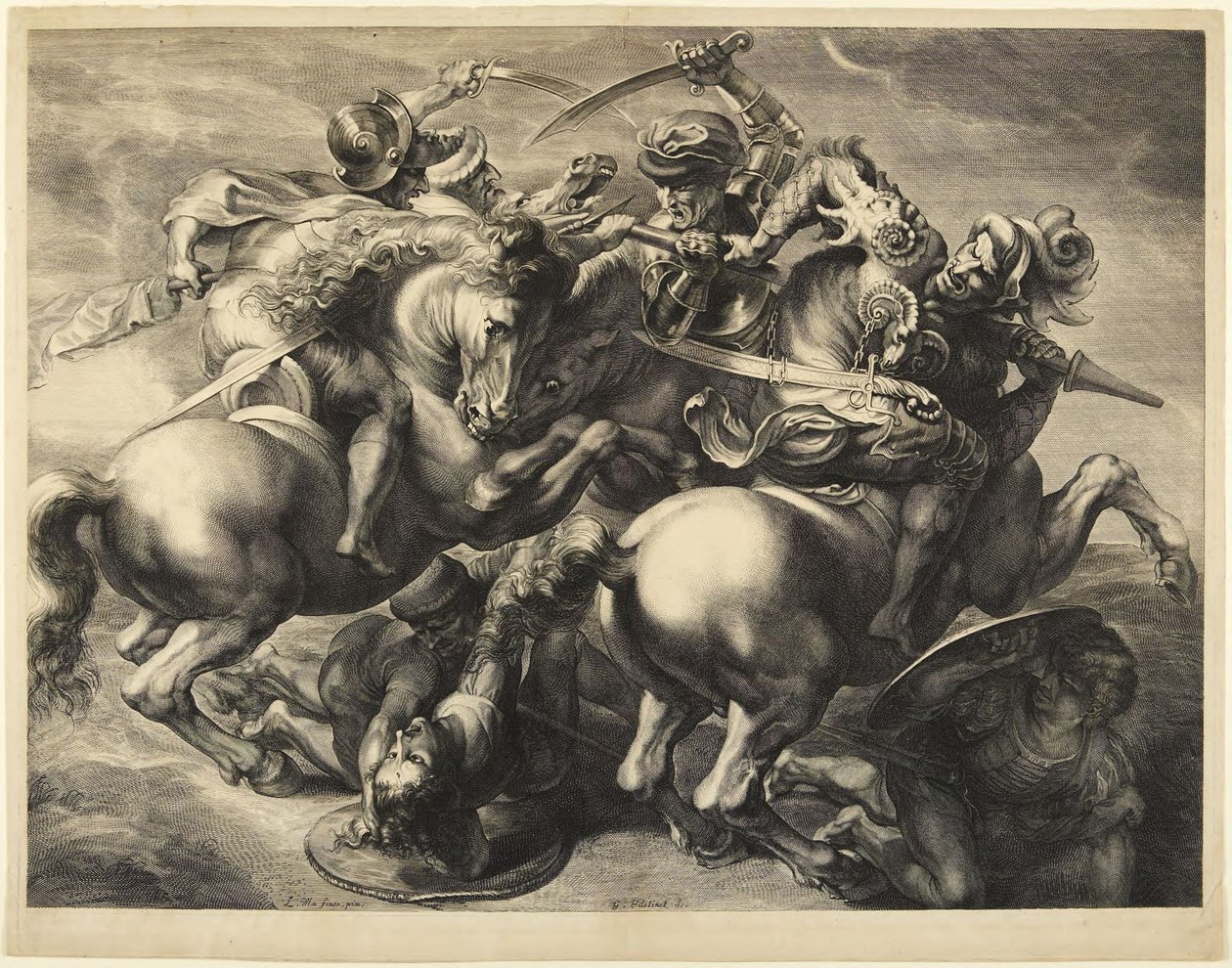 Battle of Anghiari by Peter Paul Rubens