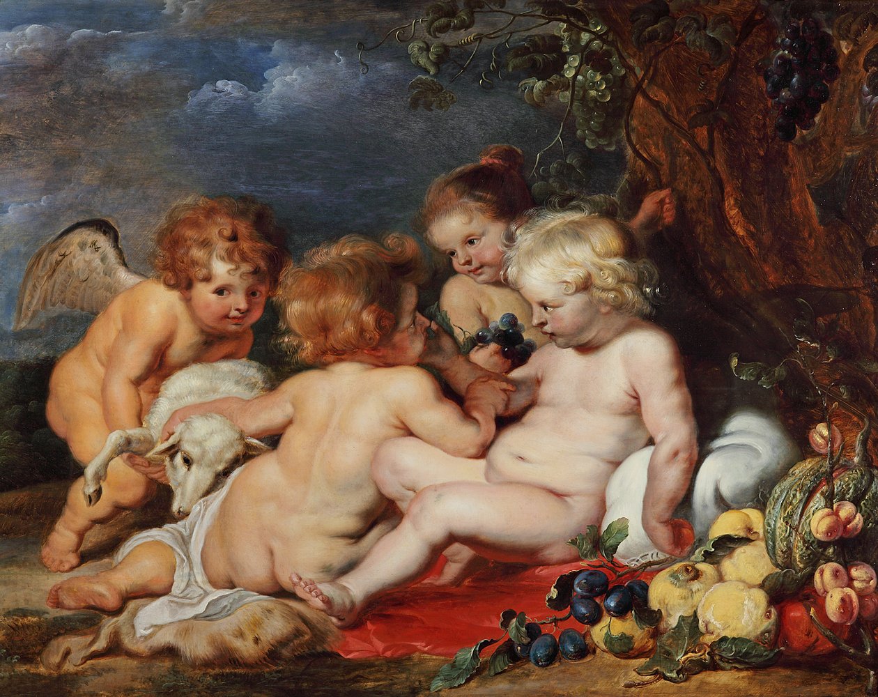 Christ with the Young John and Angels by Peter Paul Rubens
