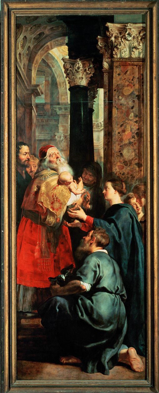 Descent from the Cross, Right Panel: Presentation in the Temple by Peter Paul Rubens