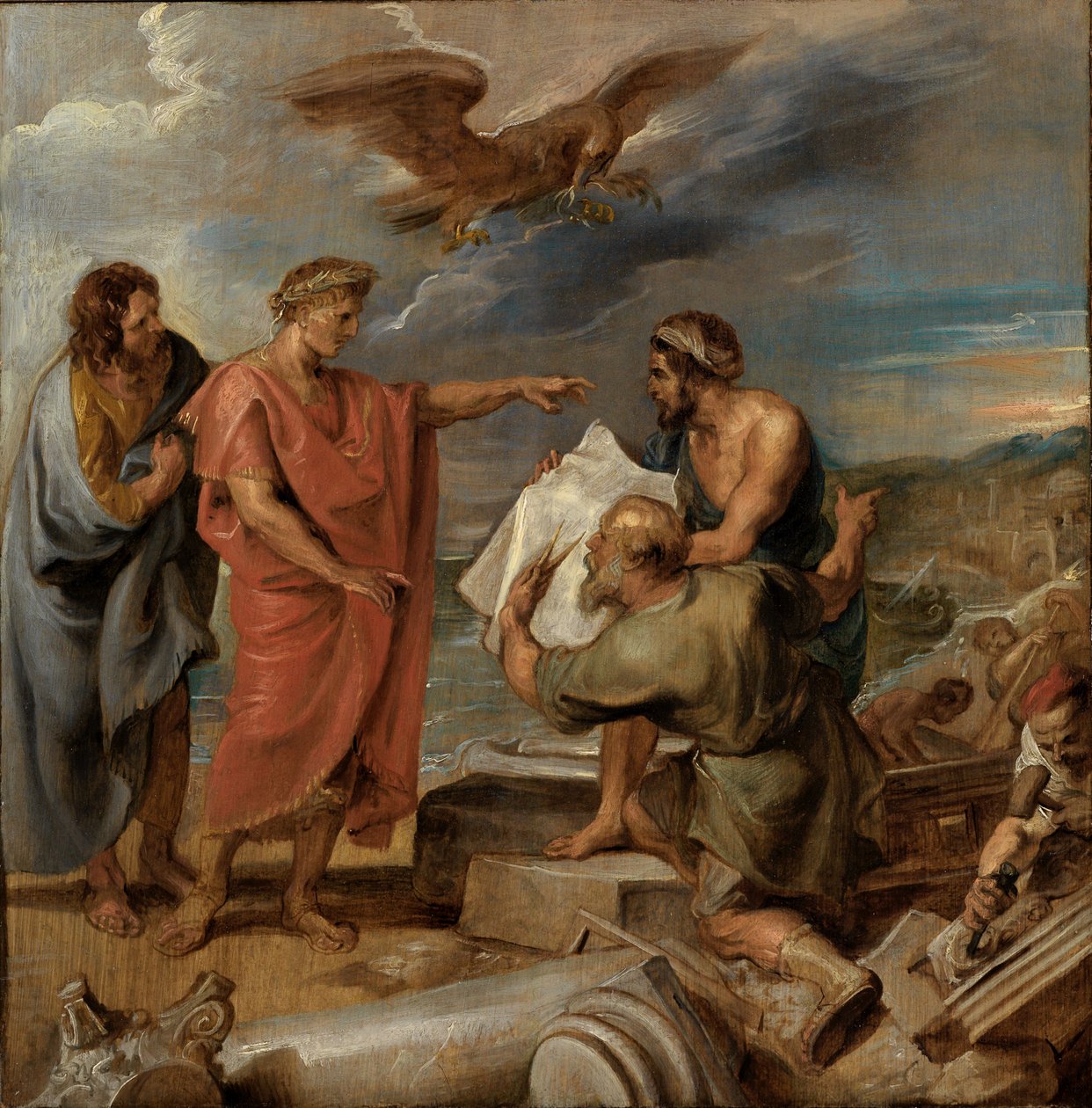 The Founding of Constantinople by Peter Paul Rubens