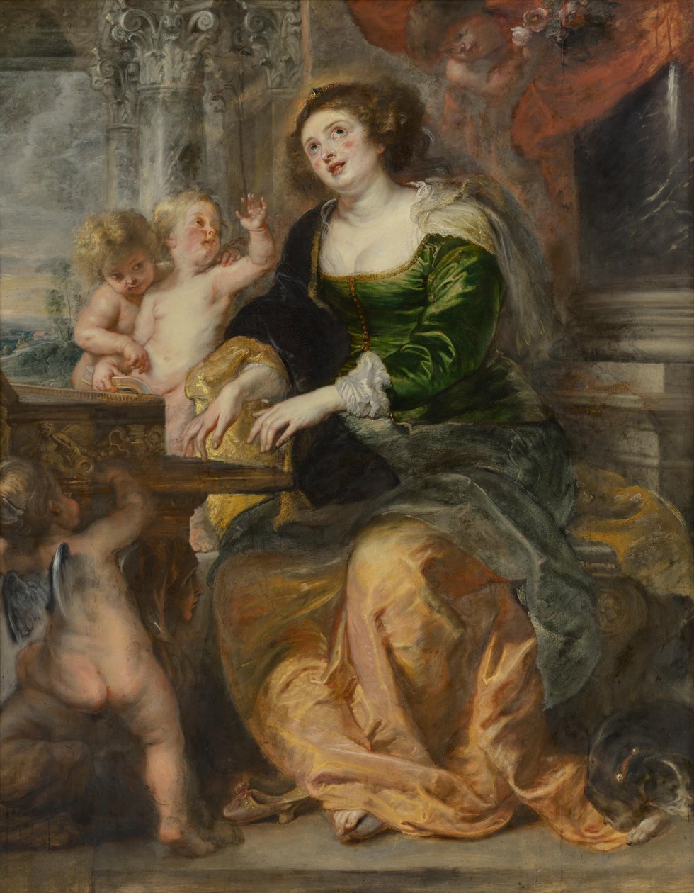 Saint Cecilia by Peter Paul Rubens