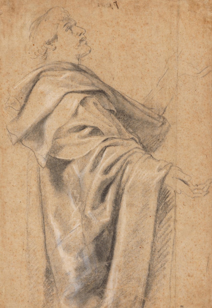 A Man in a Wide Cloak by Peter Paul Rubens