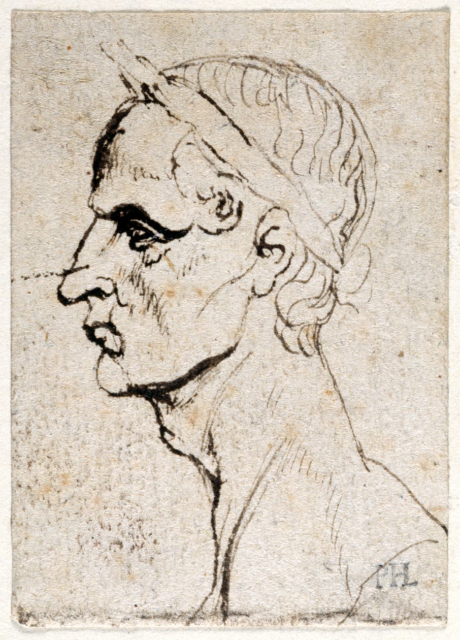 Julius Caesar, from Ten Drawings of Eight of the First Twelve Caesars