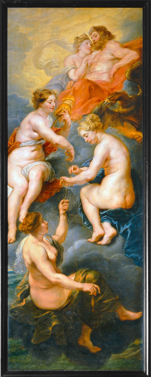 The Fates Spinning the Destiny of Queen Marie de Medicis by Peter Paul Rubens