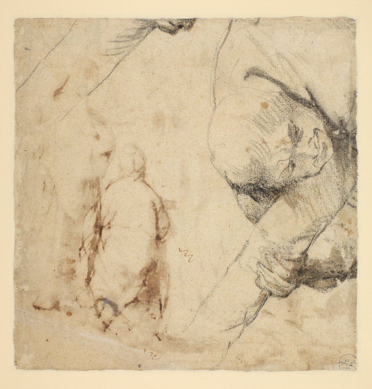 Man Holding a Shaft of the Cross by Peter Paul Rubens