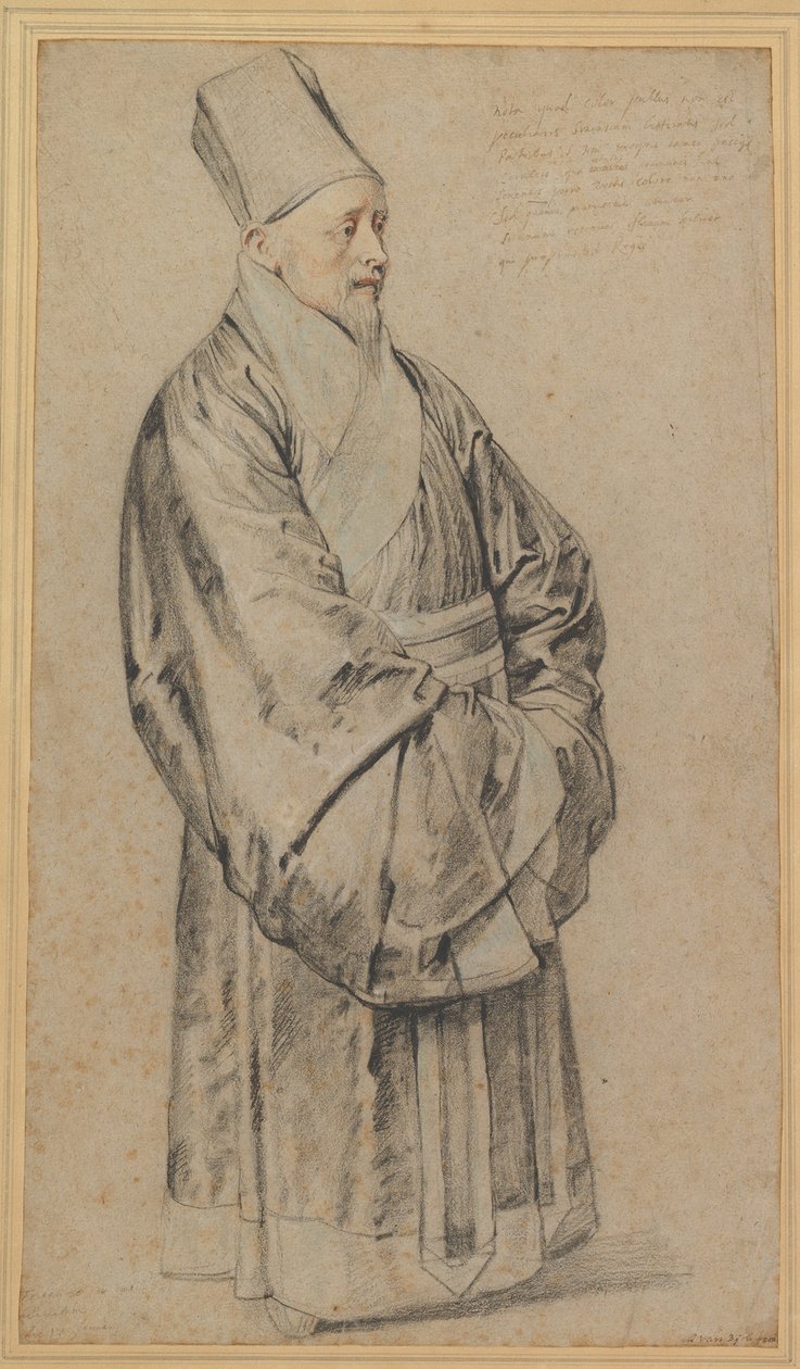 Portrait of Nicolas Trigault in Chinese Costume by Peter Paul Rubens