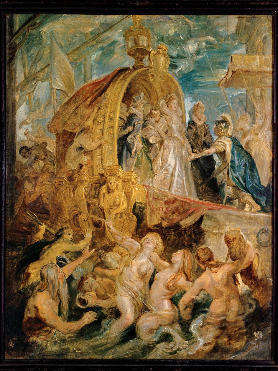 Reception of the newly married Marie de