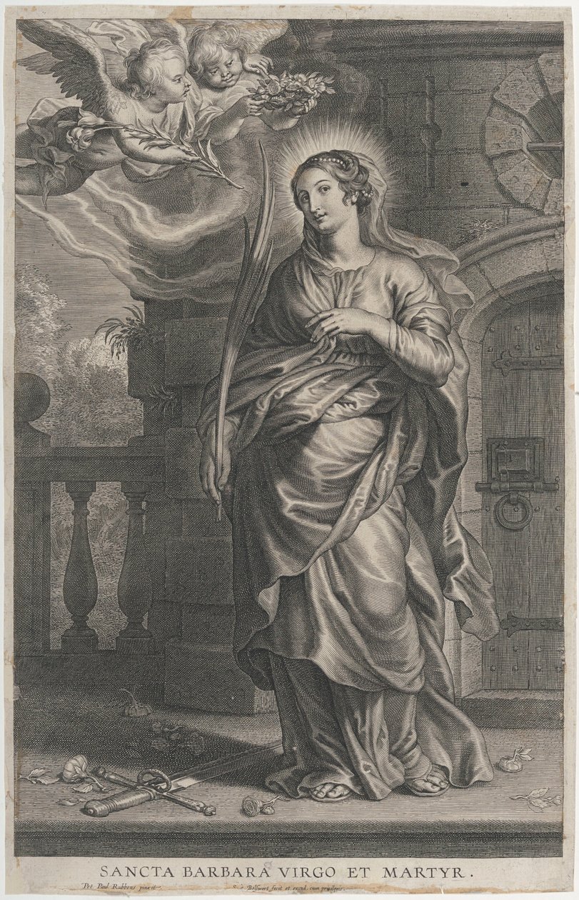 Saint Barbara by Peter Paul Rubens