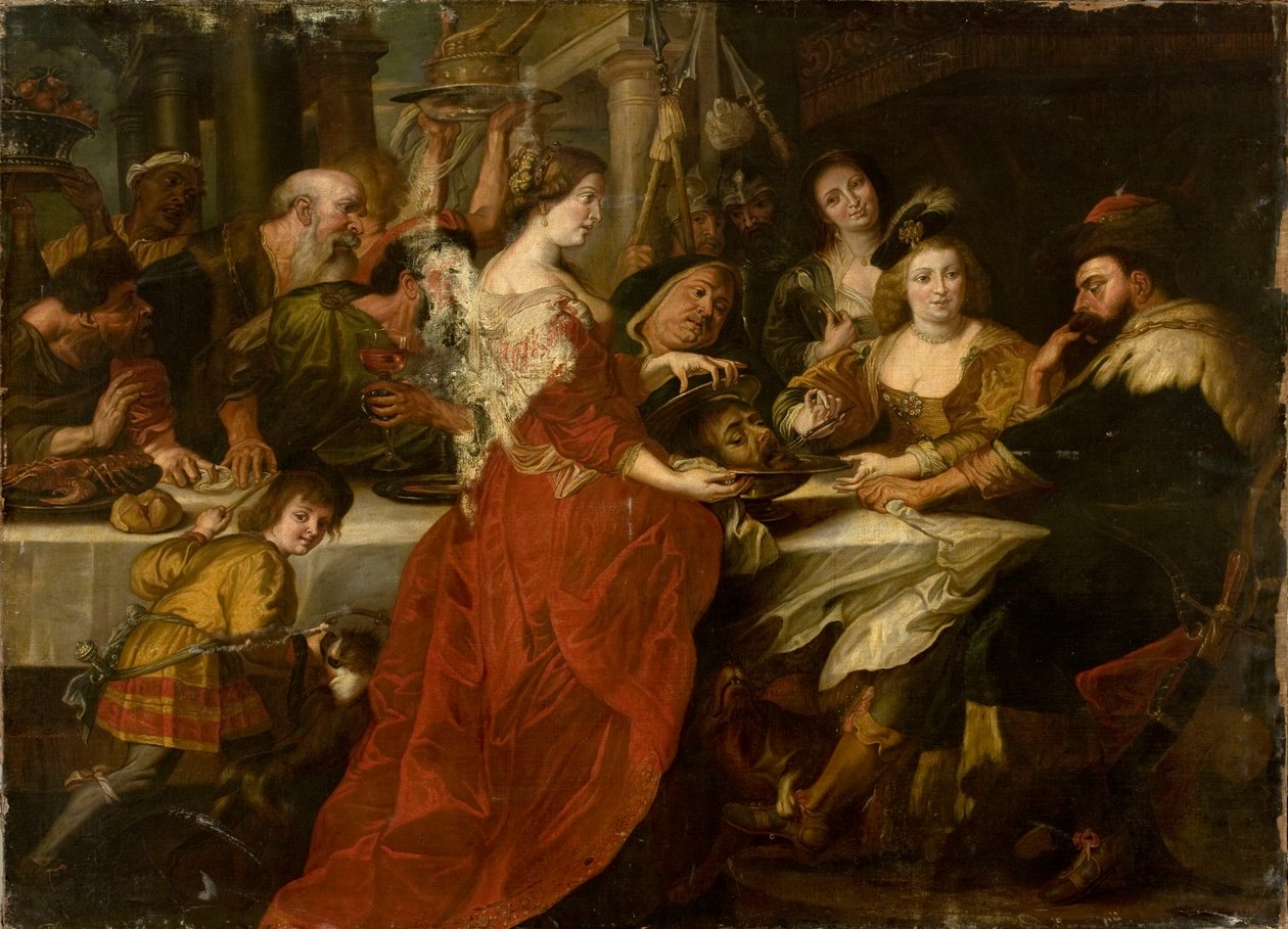 Salome with the Head of St. John at the Feast by Peter Paul Rubens