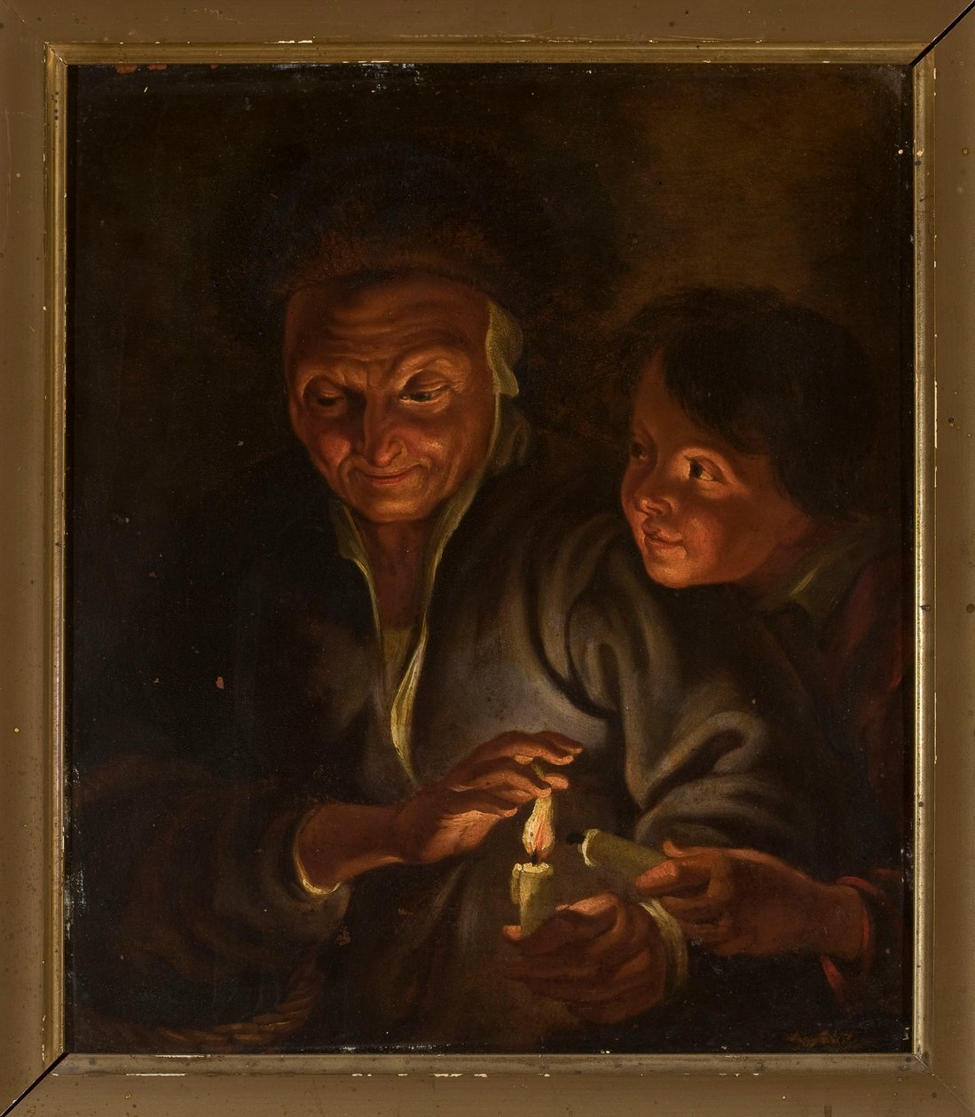 Old Woman and Boy with a Candle by Peter Paul Rubens
