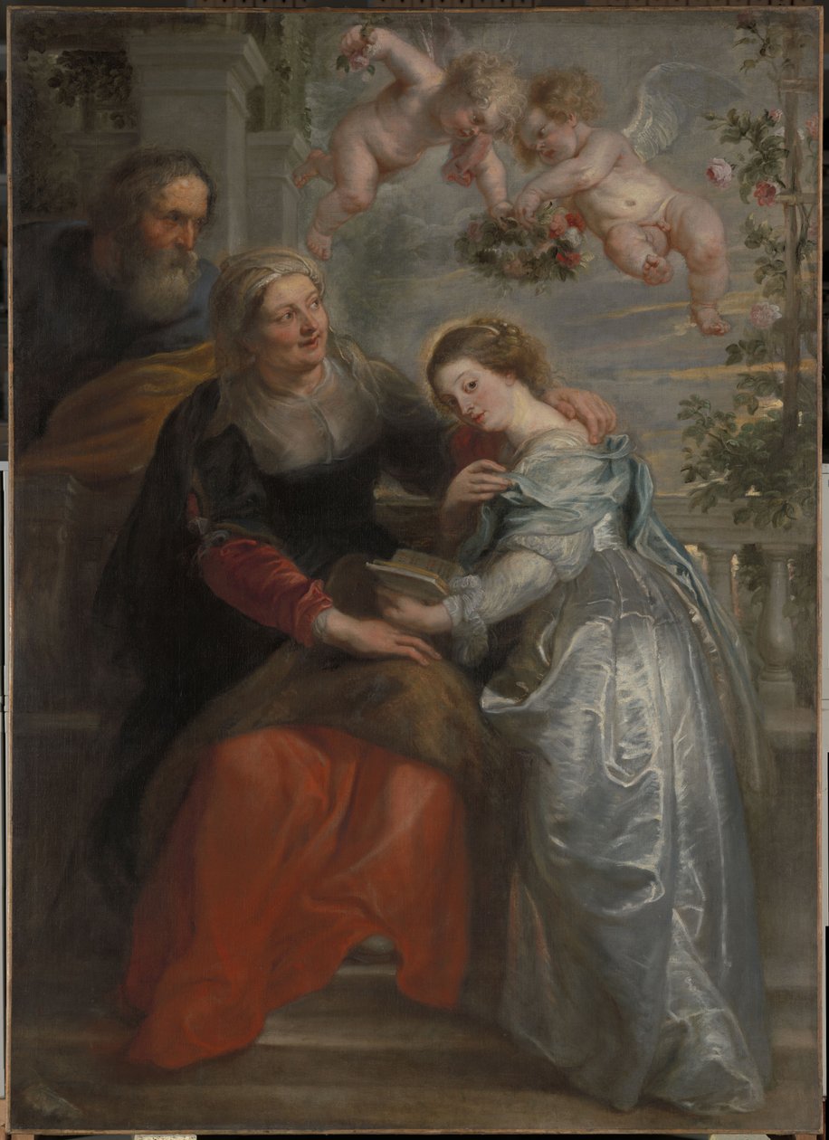 The Education of Mary by Peter Paul Rubens